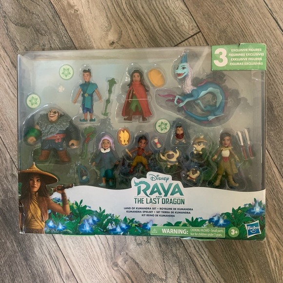 NEW HASBRO DISNEY RAYA AND THE LAST DRAGON LAND OF KUMANDRA SET - Picture 4 of 7